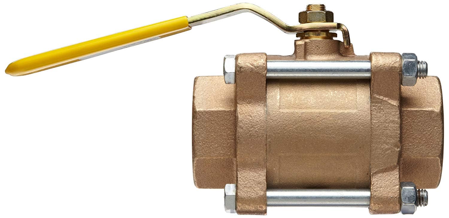 Válvula Esférica 3 cuerpos Bronce - Imagen 3