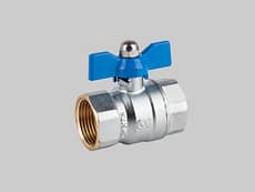 Válvula esférica mando tipo moño