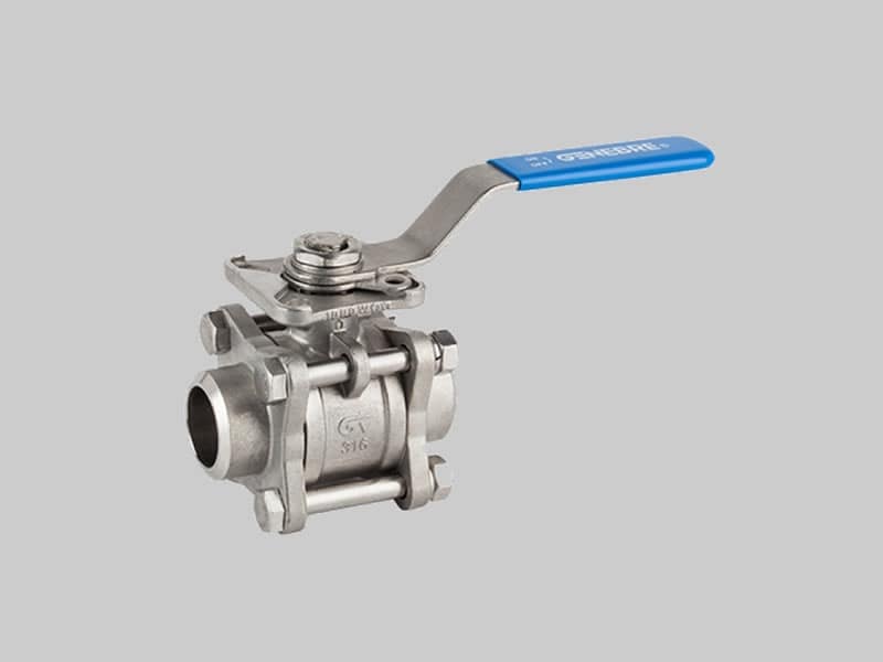 Válvula esférica 3 Cuerpos Acero inoxidable BW