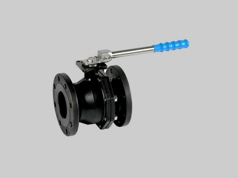 Válvula esférica 2 piezas Acero al carbono conexión bridada