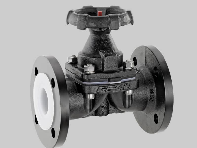 Válvula a diafragma operación a volante - Imagen 2