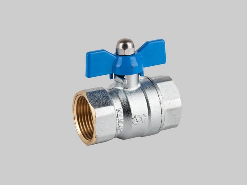 Válvula esférica mando tipo moño