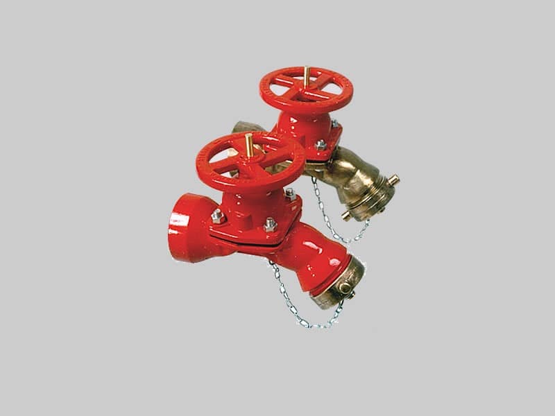 Válvula a diafragma para toma de incendio