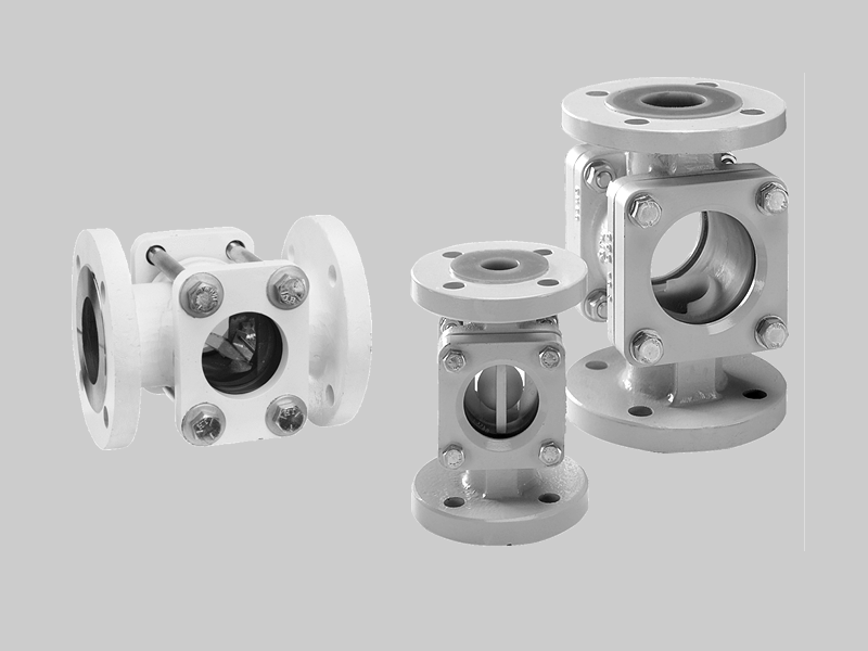 Visor de flujo doble mirilla bridado