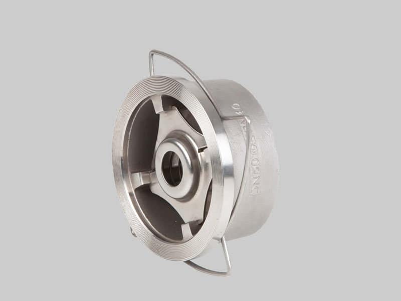 Válvula retención disco acero inoxidable PN 25/40