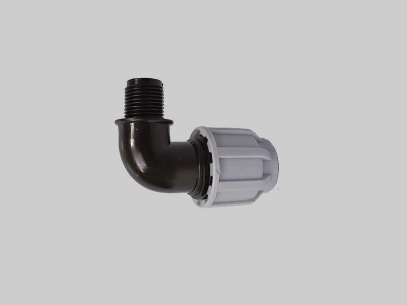 Codo Racord Rosca Macho a 90°