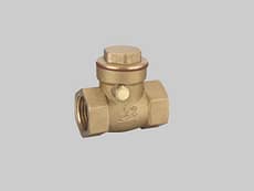 Válvula retención a clapeta 90º bronce