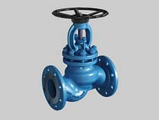 Válvula globo a pistón Acero al carbono conexión bridada