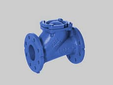 Válvula retención a bola Hierro - bridas DIN PN 16