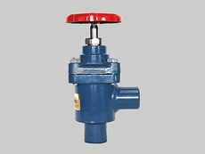 Válvula de expansión en ángulo con volante