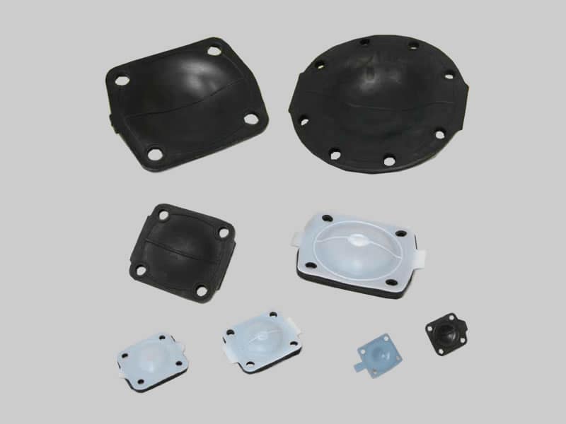 Diafragmas para válvulas tipo vertedero